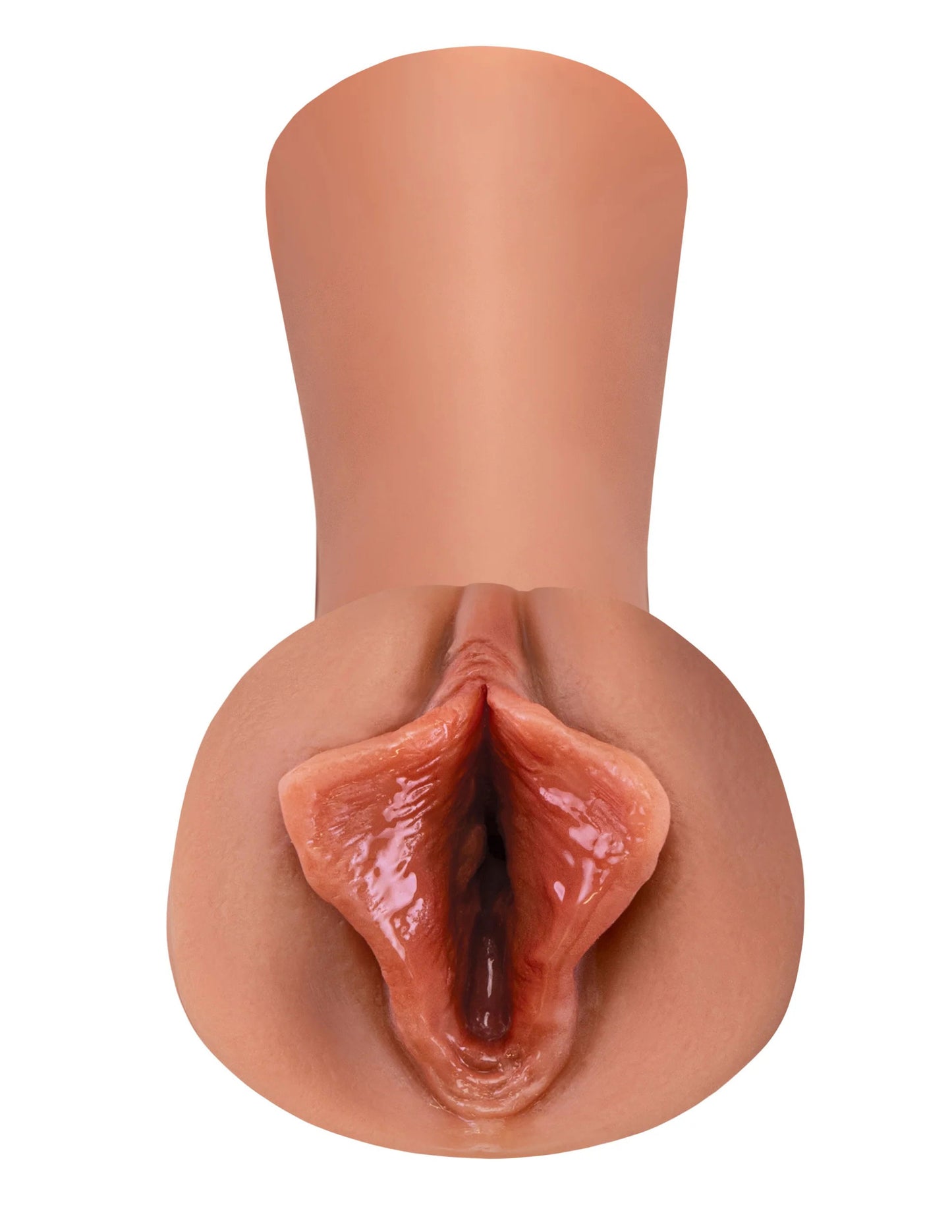 Pipedream Extreme Wet Pussies Luscious Lips Stroker - Tan