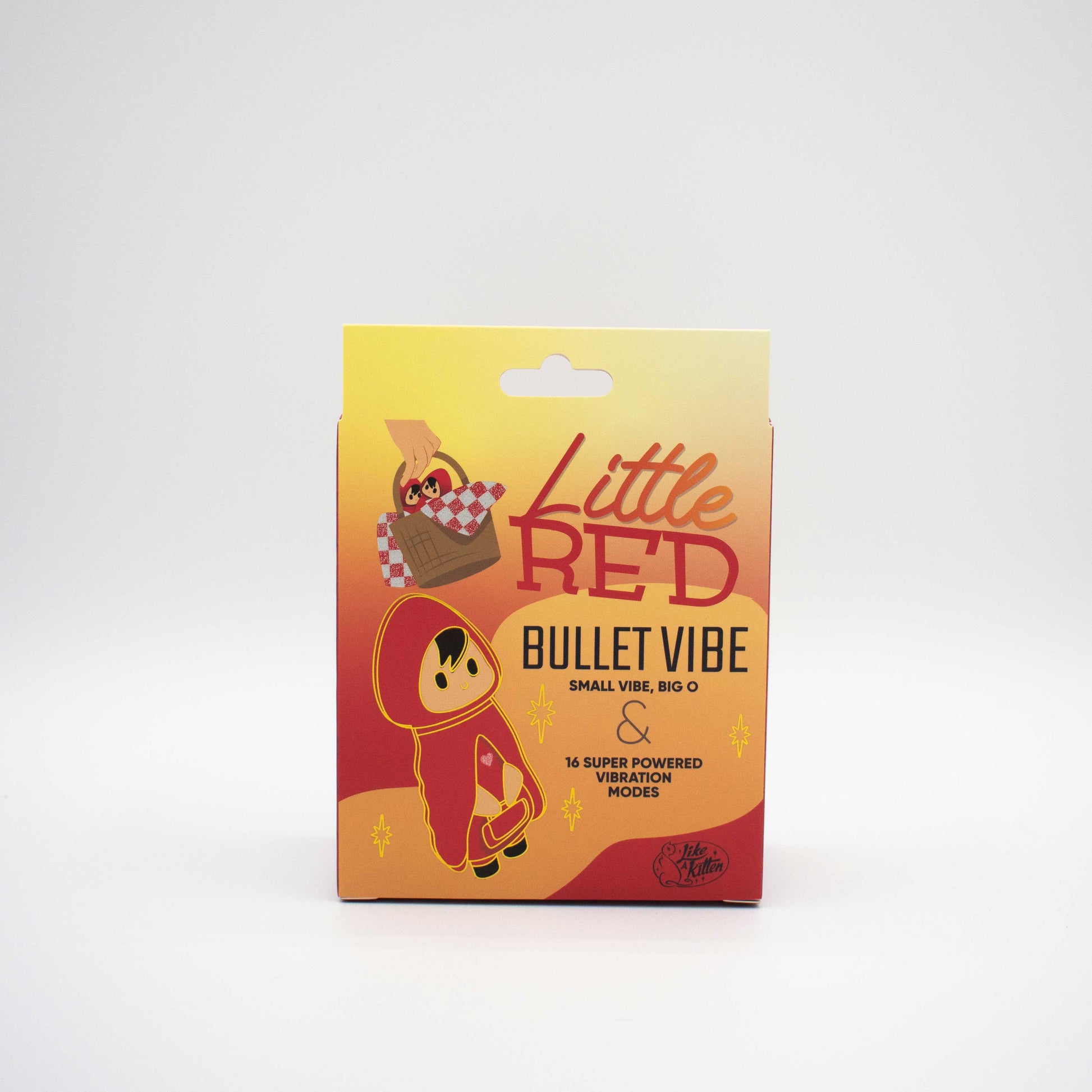 Like A Kitten Little Red Bullet Vibrator – Red, 16 Vibration Functions