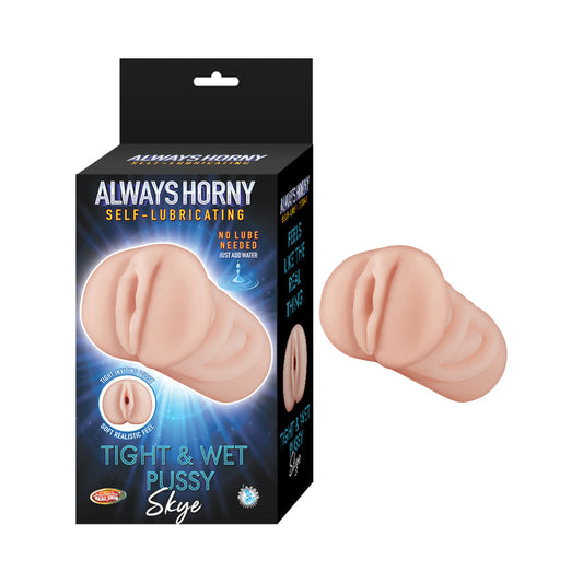 Nasstoys Always Horny Self-Lubricating Masturbator Skye – Tight & Wet – Beige