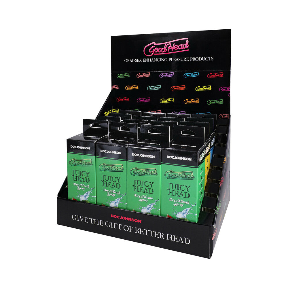 GoodHead Juicy Head Display 1 - Flavored Dry Mouth Spray - Assorted Flavors