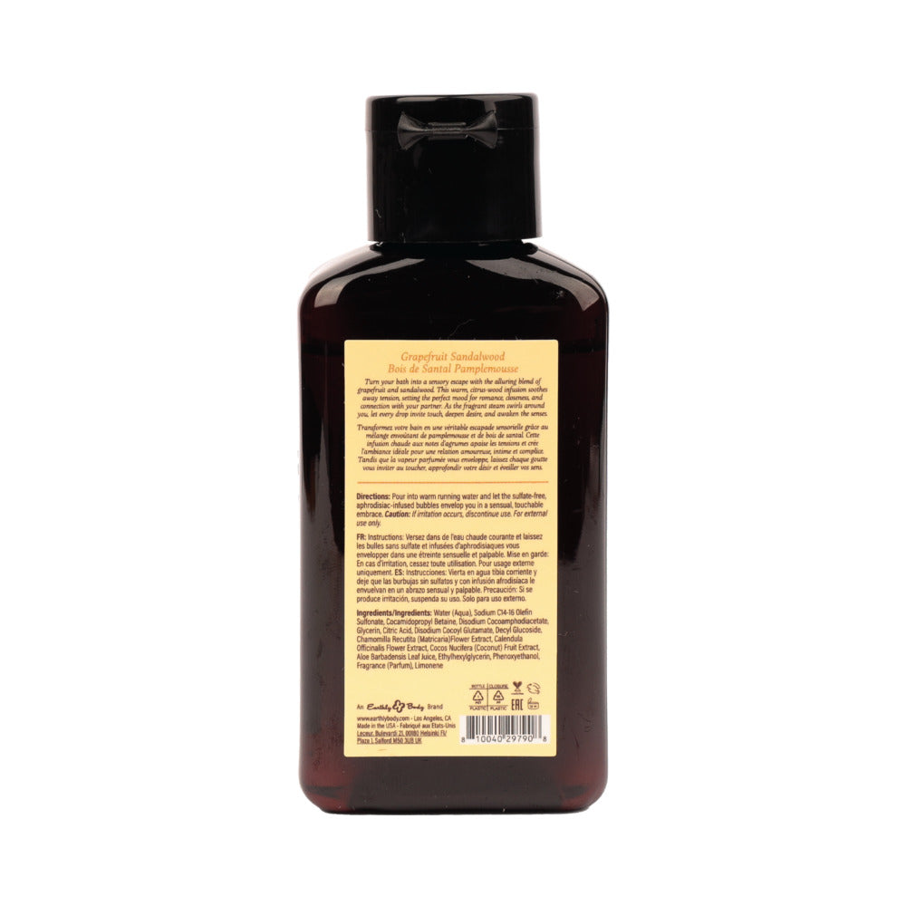 Earthly Body At Night Aphrodisiac Bubble Bath – Grapefruit Sandalwood – 2 oz