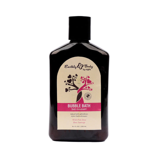 Earthly Body At Night Bubble Bath – Wild Pink Rose – 8.4 oz