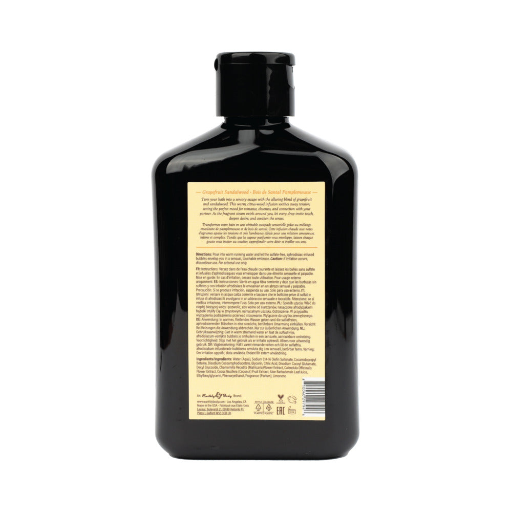 Earthly Body At Night Aphrodisiac Bubble Bath – Grapefruit Sandalwood – 8.4 oz