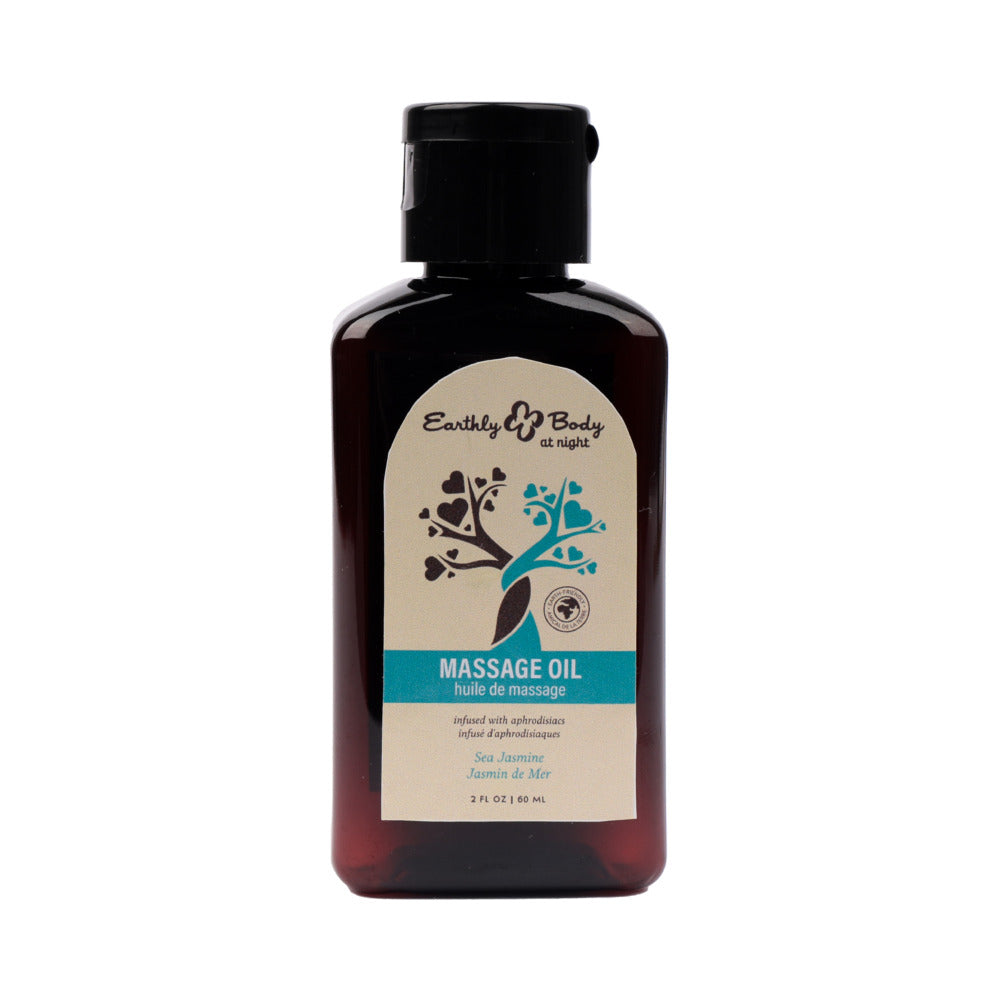 Earthly Body At Night Aphrodisiac Massage Oil - Sea Jasmine - 2 oz
