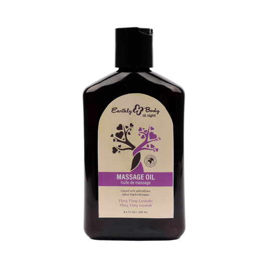 Earthly Body At Night Ylang Ylang Lavender Aphrodisiac Massage Oil 8.4 oz