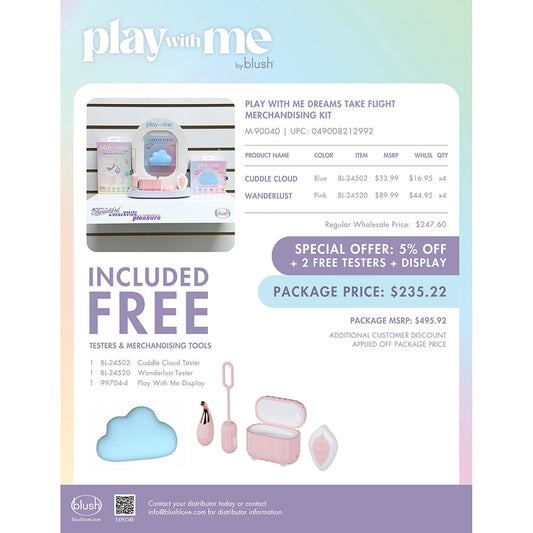 Blush Play With Me Dreams Take Flight Merchandising Kit – Assorted Colors