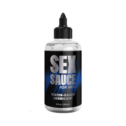Naughty Jane's Sex Sauce for Men Water-Based Lubricant 8 oz - Clear