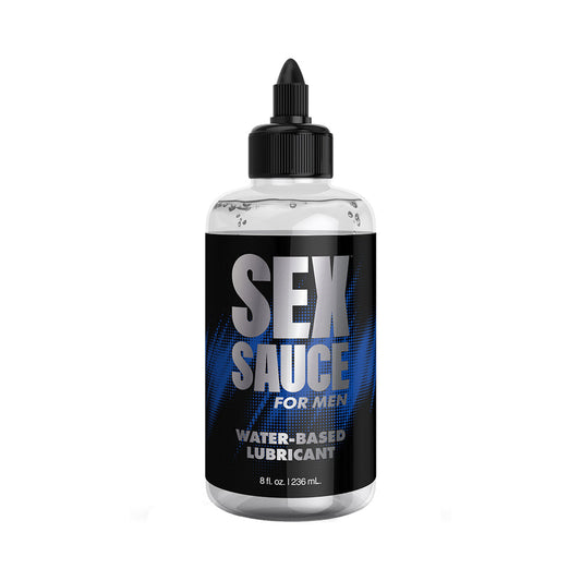 Naughty Jane's Sex Sauce for Men Water-Based Lubricant 8 oz - Clear
