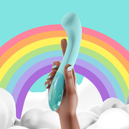 Biird Gii Glow Vibrator for Internal and External Stimulation – Teal