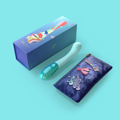 Biird Gii Glow Vibrator for Internal and External Stimulation – Teal