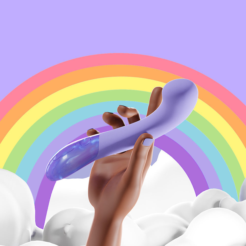 Biird Gii Glow Vibrator for Internal and External Stimulation – Light Purple