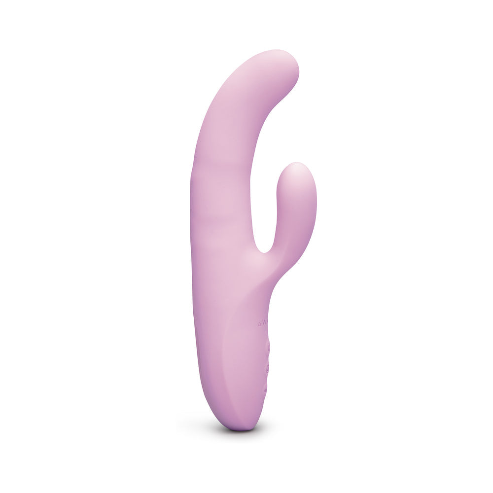 Le Wand Hither Rechargeable Dual-Stimulation Vibrator with G-spot and Clitoral Stimulation - Light Purple