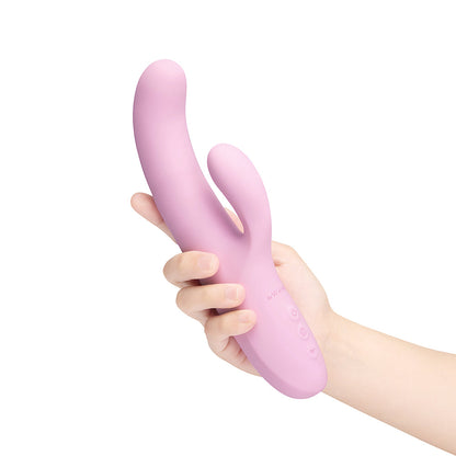 Le Wand Hither Rechargeable Dual-Stimulation Vibrator with G-spot and Clitoral Stimulation - Light Purple