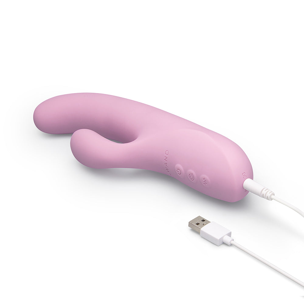 Le Wand Hither Rechargeable Dual-Stimulation Vibrator with G-spot and Clitoral Stimulation - Light Purple