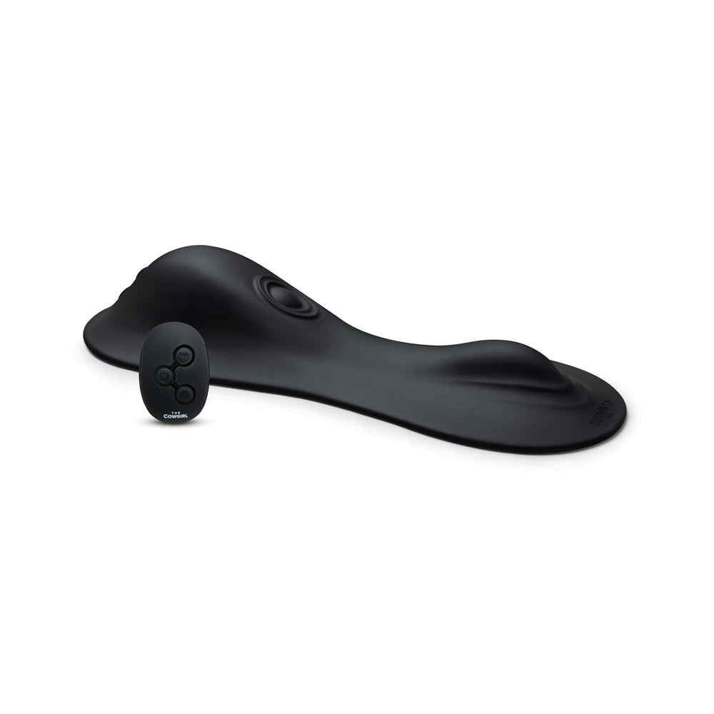 The Cowgirl Rodeo Rumbler Rideable Vibrating Clitoral Machine – Black