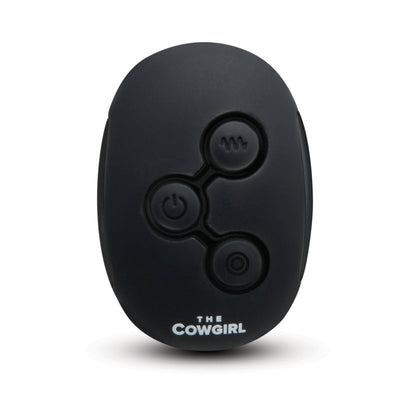 The Cowgirl Rodeo Rumbler Rideable Vibrating Clitoral Machine – Black