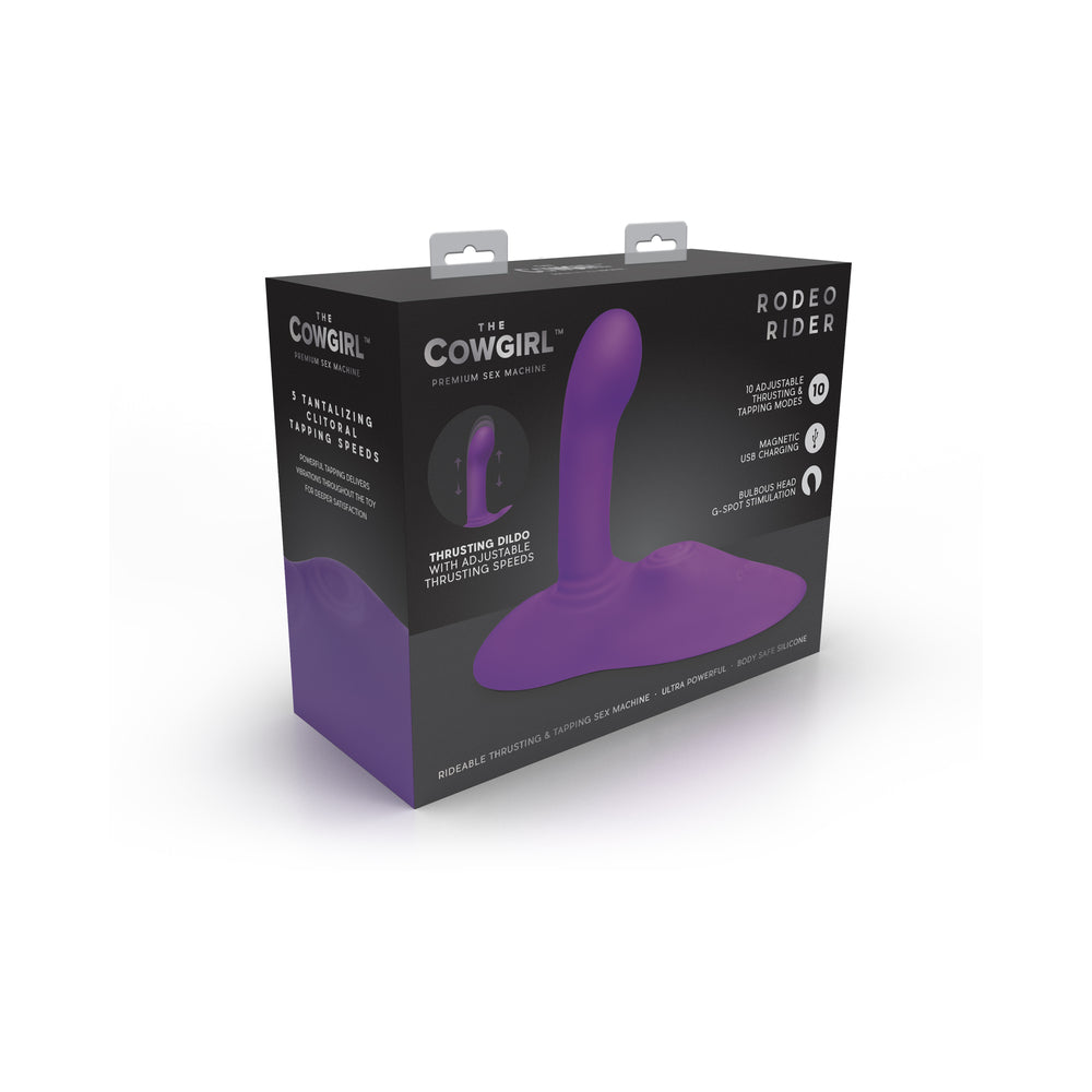 The Cowgirl Purple Silicone Rodeo Rider