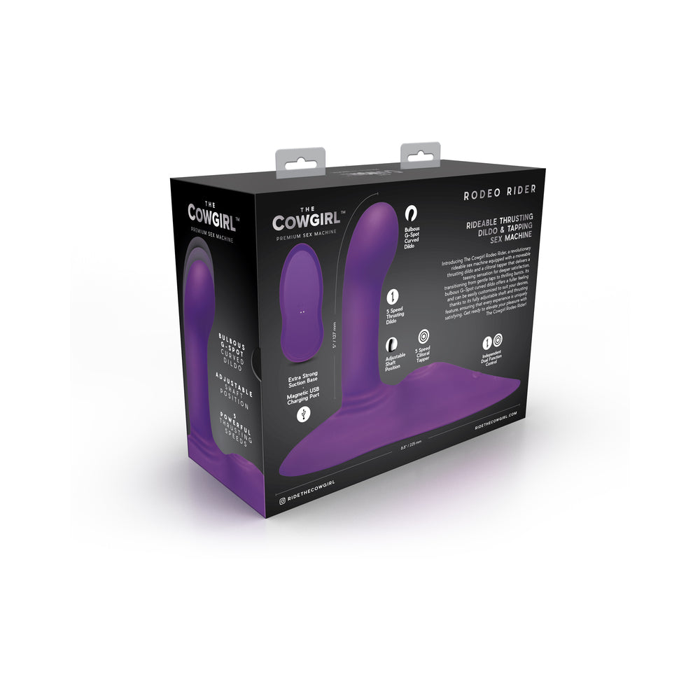 The Cowgirl Purple Silicone Rodeo Rider