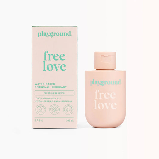 Playground Free Love Extra-Gentle Water-Based Personal Lubricant – 3.7 oz