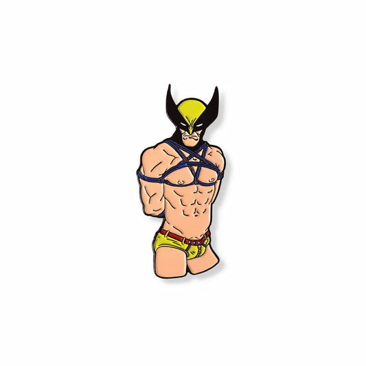 Geeky & Kinky The Wolf Enamel Pin – Multi-Color Metal Pin