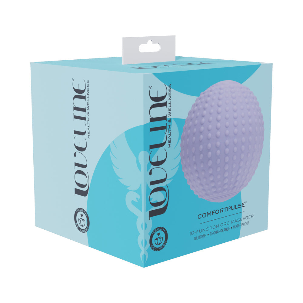 LoveLine ComfortPulse Silicone Massager - Lavender
