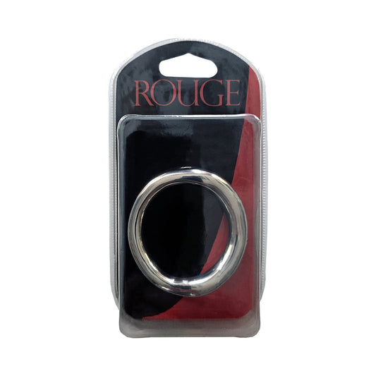 Rouge Stainless Steel Ergonomic Cock Ring - 2 Inch - Silver