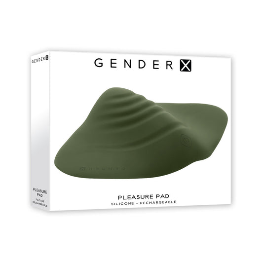 Gender X Pleasure Pad Rechargeable Grinding Pad & Stroker – Green