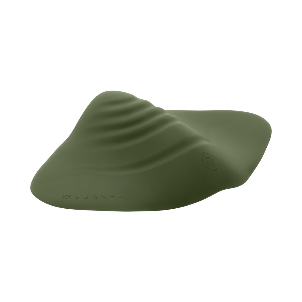 Gender X Pleasure Pad Rechargeable Grinding Pad & Stroker – Green