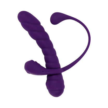 Playboy Twisted Playground Rechargeable Triple Stimulator Vibe – Purple