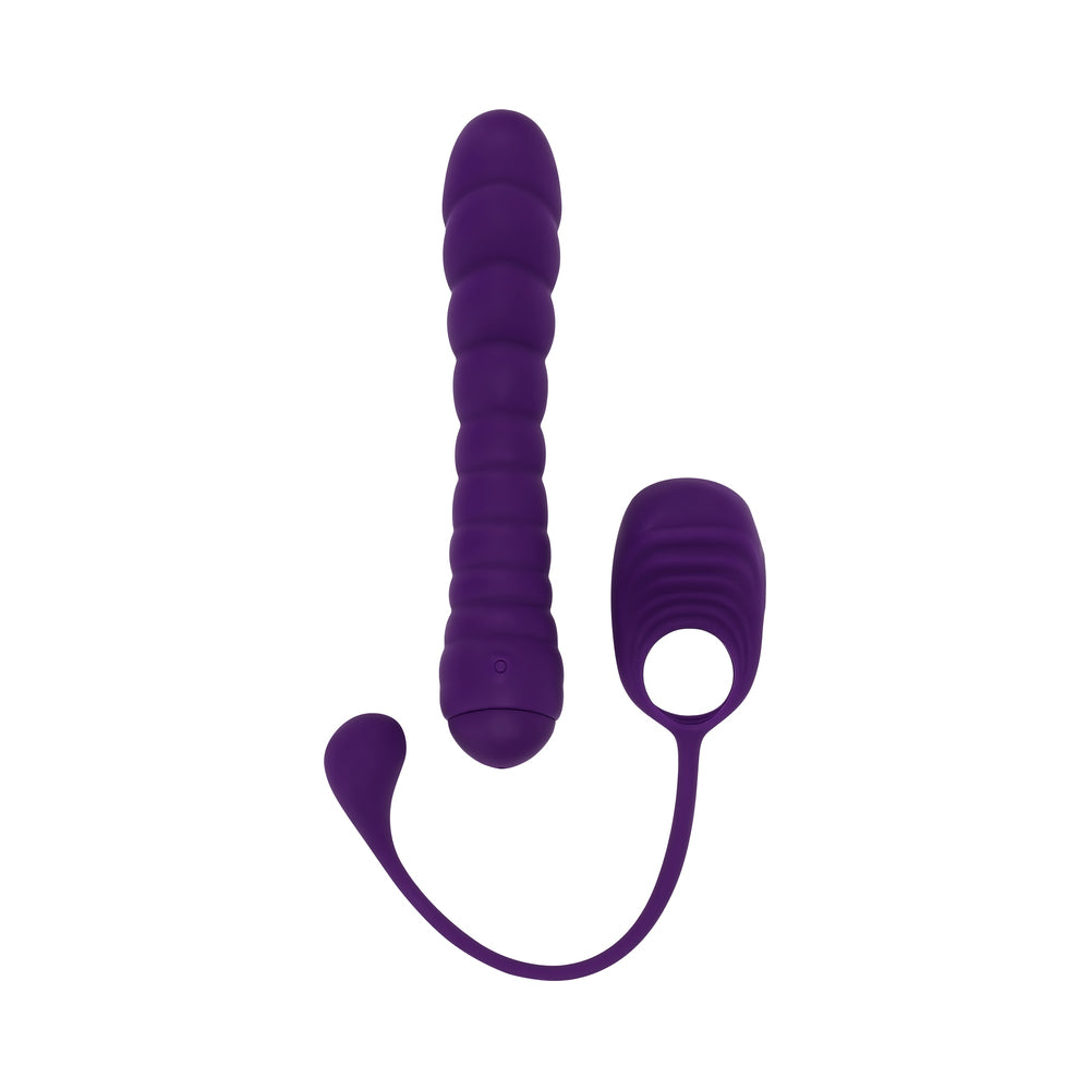 Playboy Twisted Playground Rechargeable Triple Stimulator Vibe – Purple
