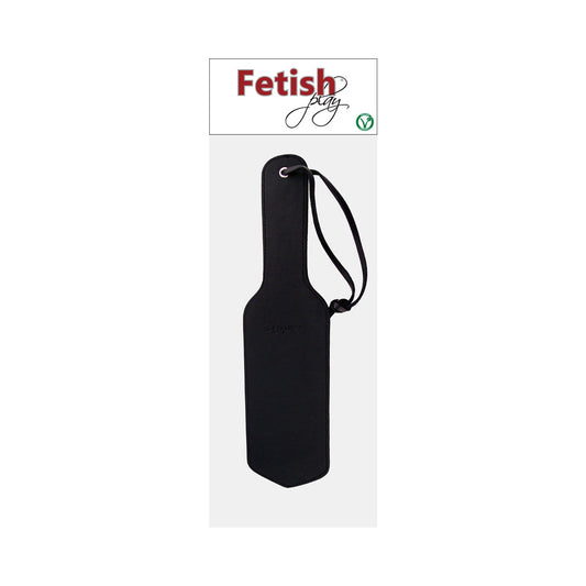Rouge Fetish Play Vegan Paddle – Black Faux Leather Spanking Paddle