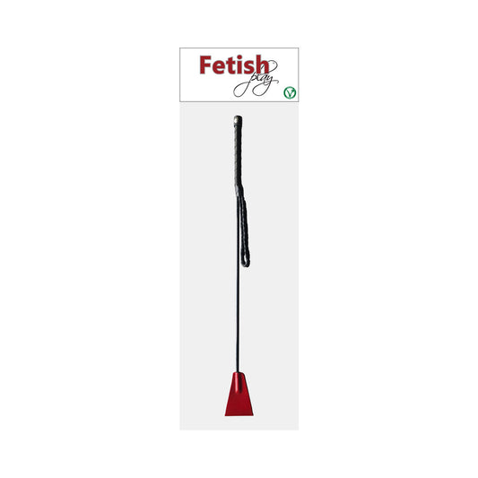 Rouge Fetish Play Vegan Riding Crop – Red
