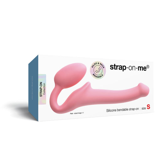 Lovely Planet Silicone Bendable Strapless Strap-On - Light Pink - Small