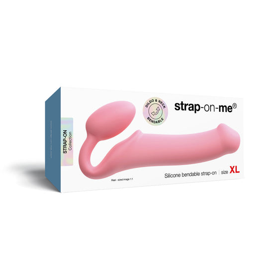 Strap-On-Me Silicone Bendable Strapless Strap-On – Light Pink – XL