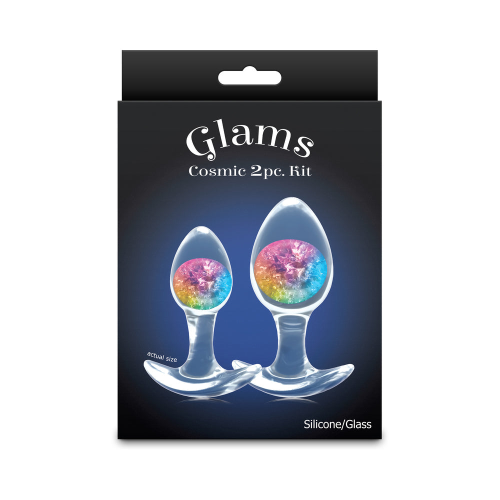 Cosmic Glams 2-Piece Plug Kit – Rainbow