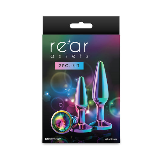 NS Novelties Rear Assets Tapered Trainer Plug Kit – Multicolor