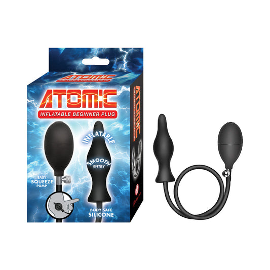 Nasstoys Atomic Inflatable Beginner Plug – Black – Smooth Entry