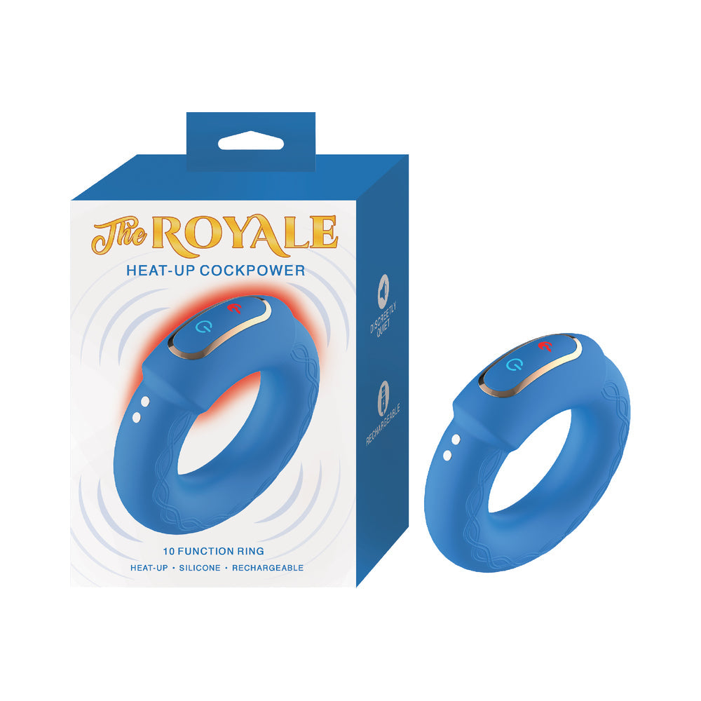 Nasstoys Royale Heat-Up Cockpower Rechargeable Cock Ring – Blue