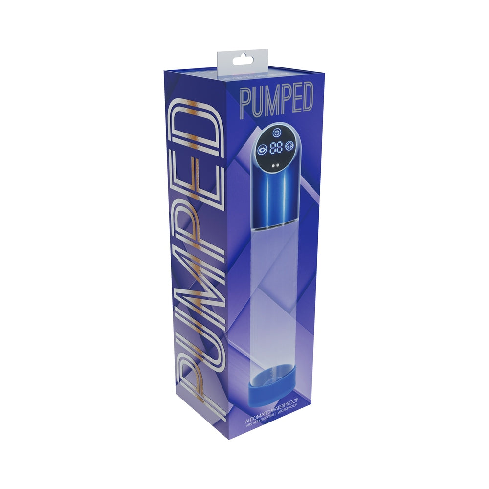 PUMPED Automatic Waterproof Metal Pump – Blue