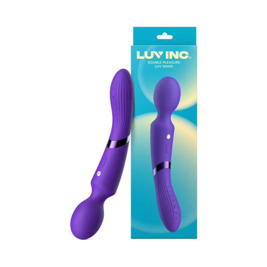 Luv Inc De39 Double-Ended Luv Wand - Dark Purple