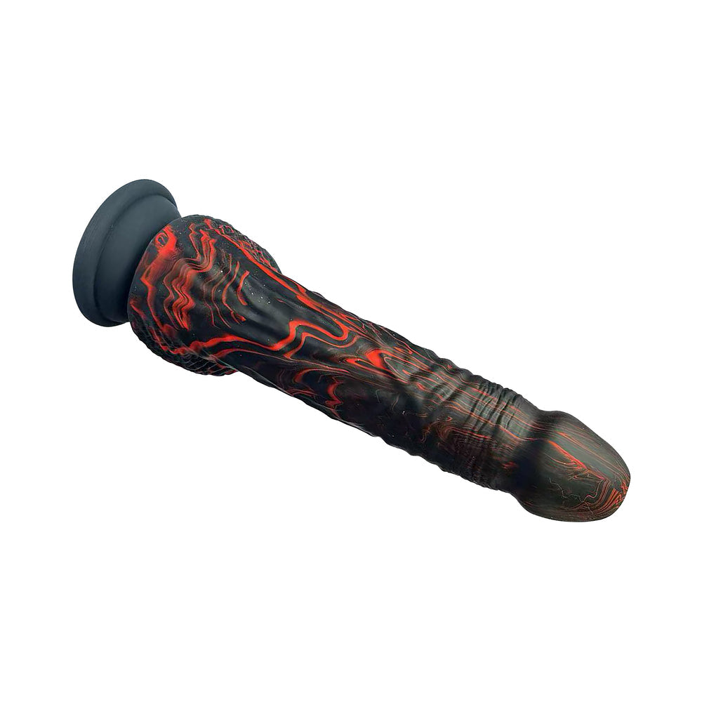 Adam & Eve The Bedrocker Thrusting Dildo – Black, Rechargeable with Remote Control