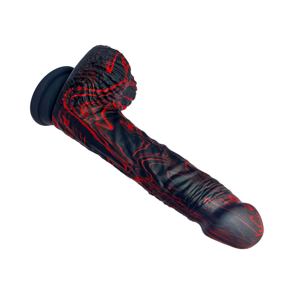 Adam & Eve The Bedrocker Thrusting Dildo – Black, Rechargeable with Remote Control