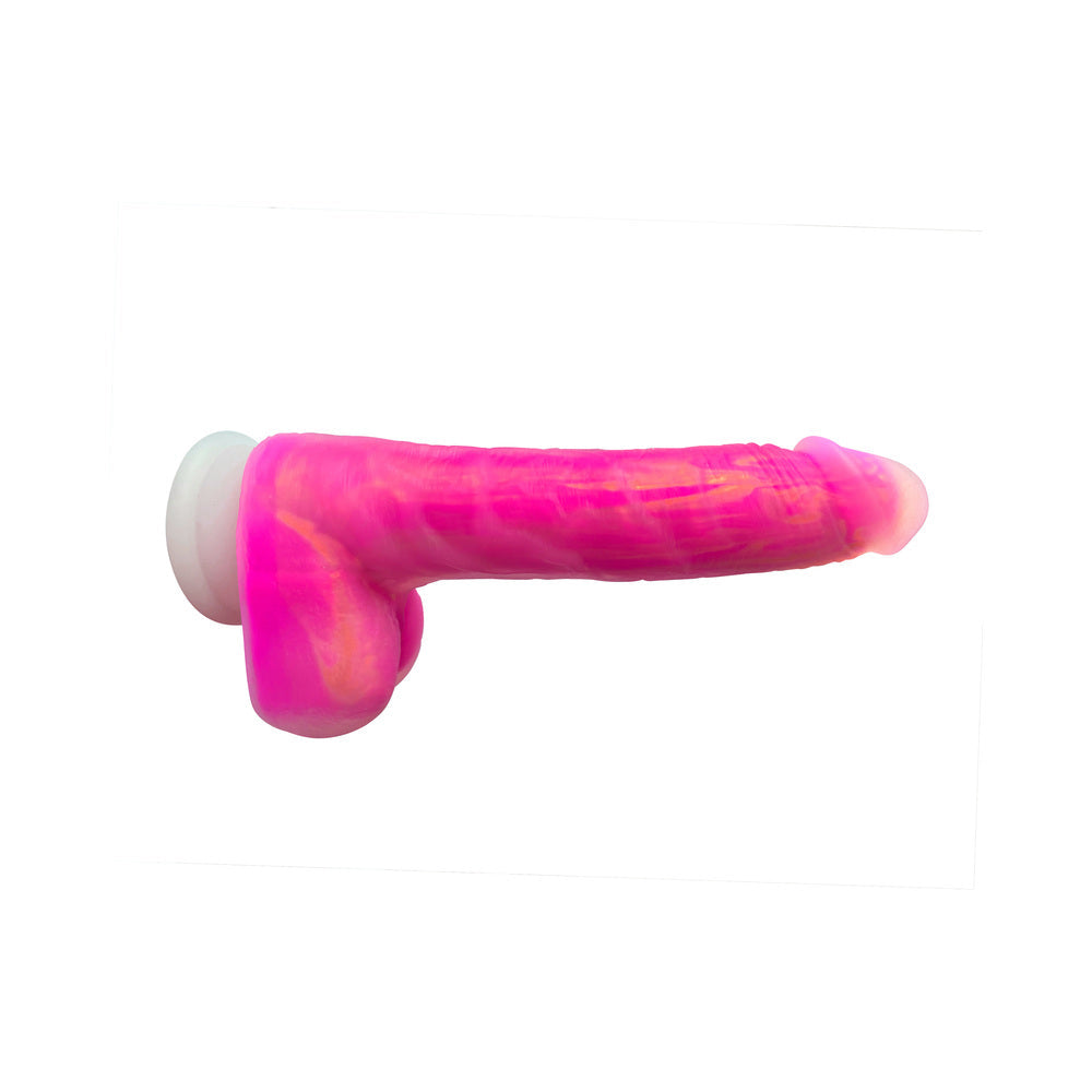 Adam & Eve The Squiggler Dual Density Gyrating Dildo – Hot Pink