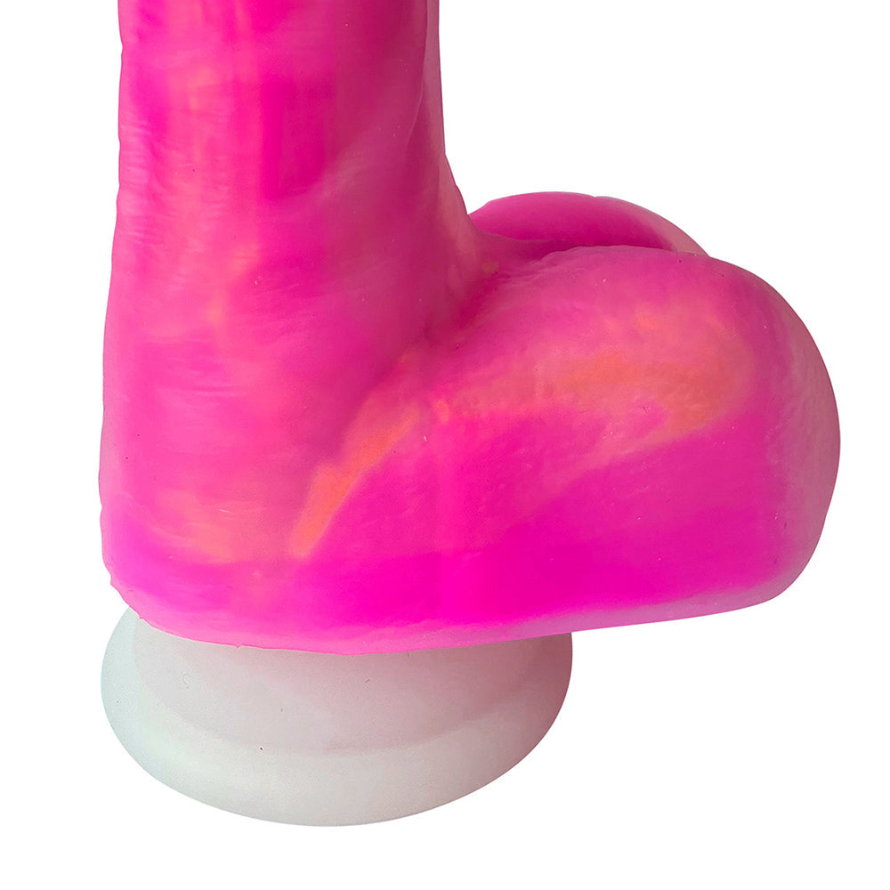 Adam & Eve The Squiggler Dual Density Gyrating Dildo – Hot Pink