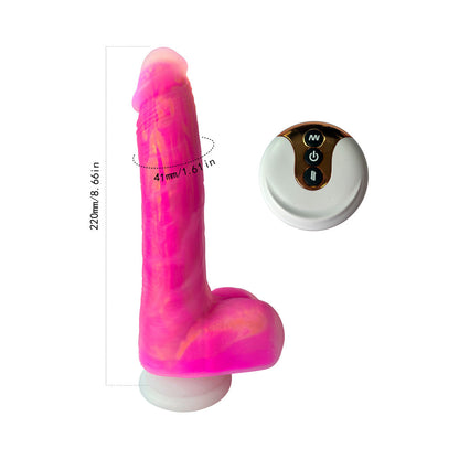 Adam & Eve The Squiggler Dual Density Gyrating Dildo – Hot Pink
