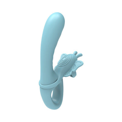 Adam & Eve Couples Butterfly Play Set - 4-in-1 Vibrator Set - Teal