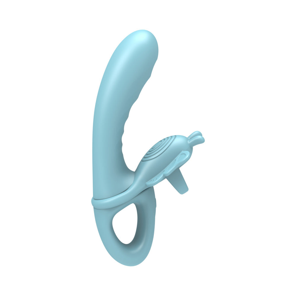 Adam & Eve Couples Butterfly Play Set - 4-in-1 Vibrator Set - Teal