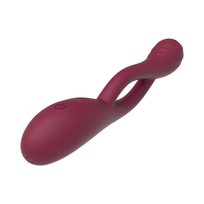 Adam & Eve Infinity Bendable Silicone Vibrator – Wine Red