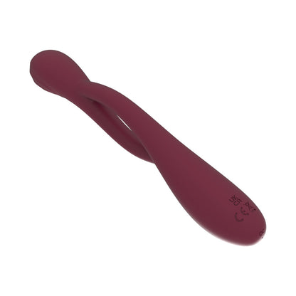 Adam & Eve Infinity Bendable Silicone Vibrator – Wine Red