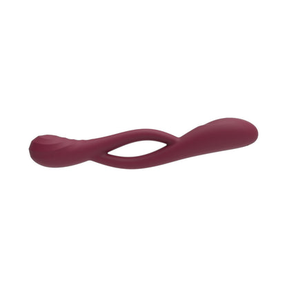 Adam & Eve Infinity Bendable Silicone Vibrator – Wine Red